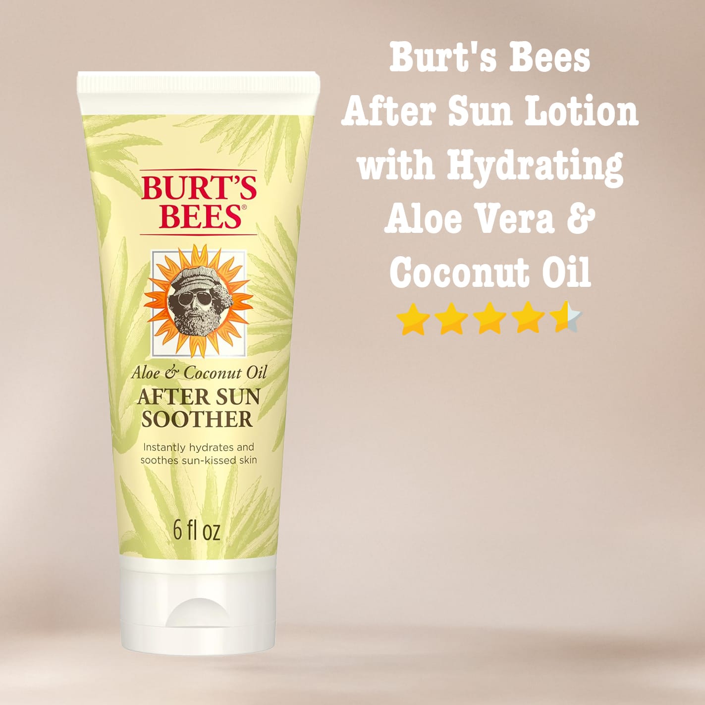 Burt's Bees After Sun Lotion with Hydrating Aloe Vera & Coconut Oil