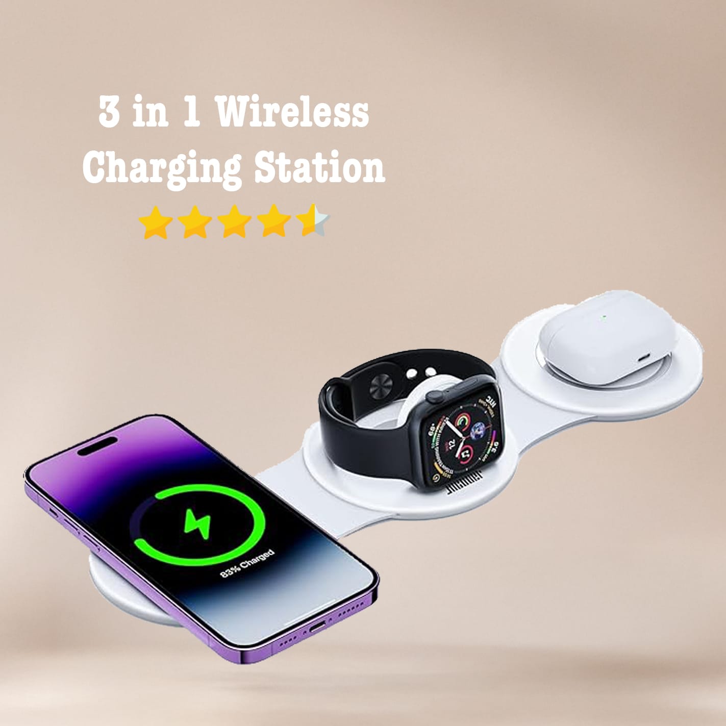 3 in 1 Wireless Charging Station