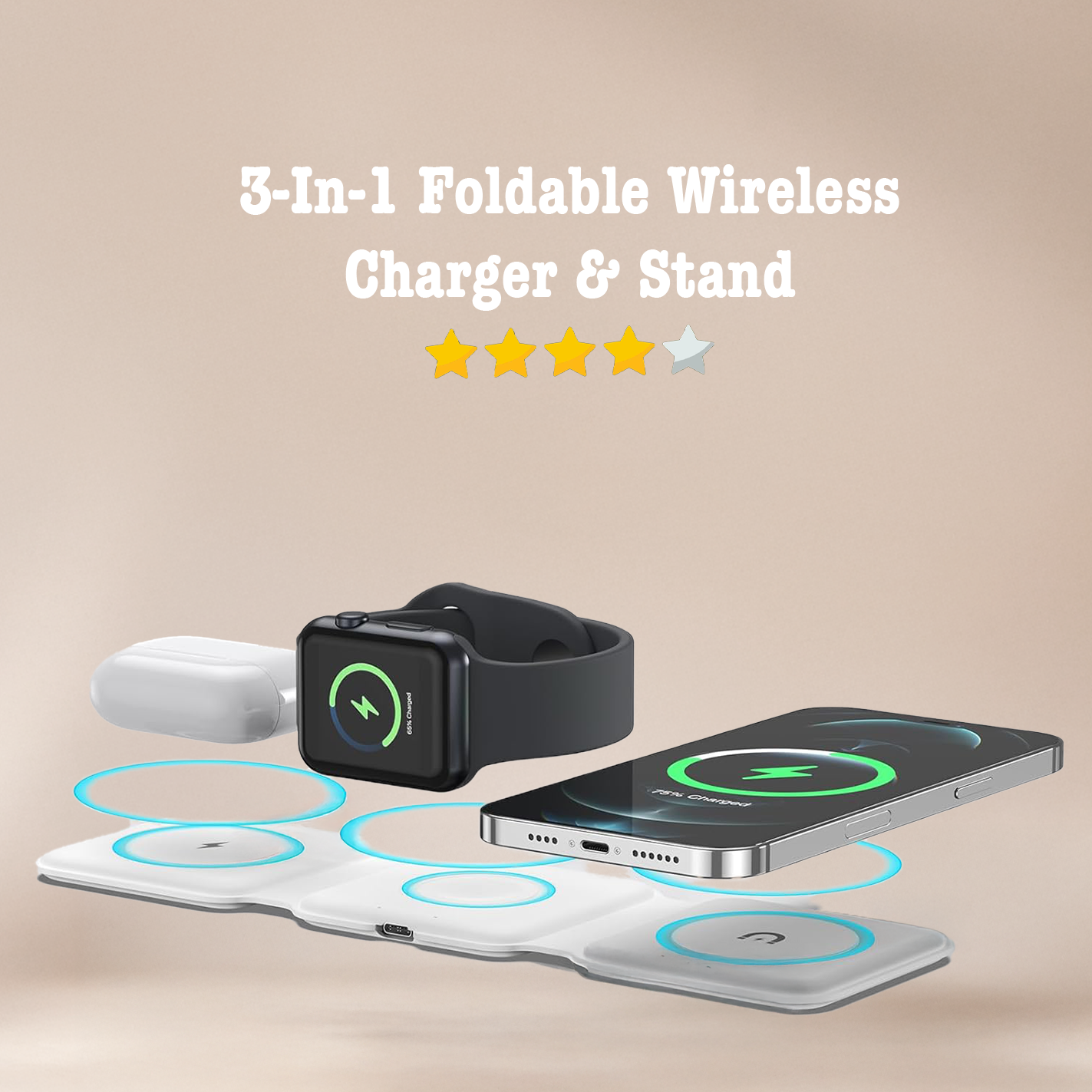 3 in 1 Foldable Wireless Charger