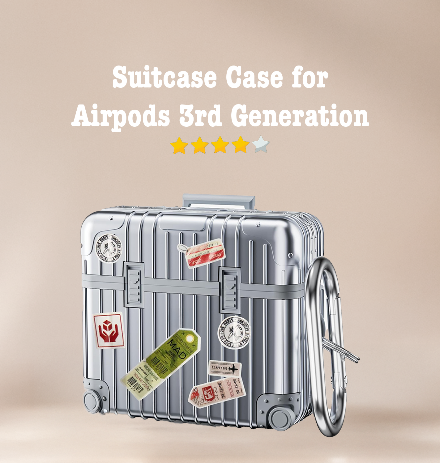 Cute Suitcase Design AirPods 3 Case